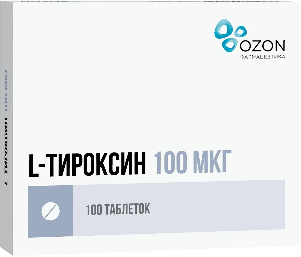 Л-ТИРОКСИН табл. 100мкг N100 (ОЗОН, РФ)