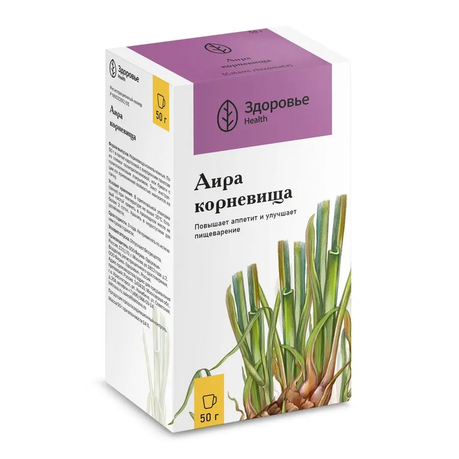 АИРА КОРНЕВИЩЕ сырье 50г N1 (Здоровье Фирма, РФ)