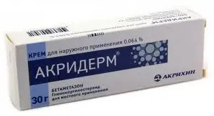 АКРИДЕРМ крем (туба) 0.05% - 30г N1 (АКРИХИН, РФ/ПОЛЬША)