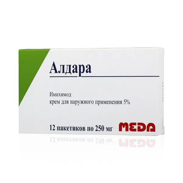 АЛДАРА крем (пак.) 5% - 250мг N12 (МЕДА  ФАРМА, ВЕЛИКОБРИТАНИЯ)