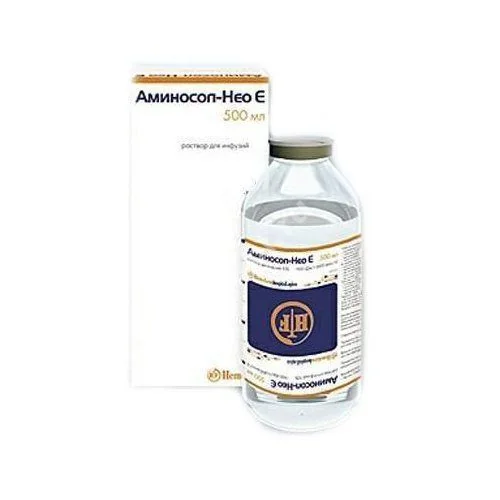 АМИНОСОЛ-НЕО р-р д/инф. (фл.) 10% - 500мл N1 (ШТАДА, СЕРБИЯ)