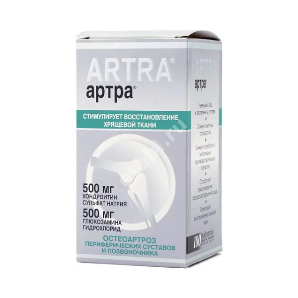 АРТРА табл. п.п.о. N100 (ЮНИФАРМ, США)