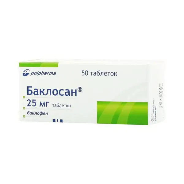 БАКЛОСАН табл. 25мг N50 (АКРИХИН, ПОЛЬША)