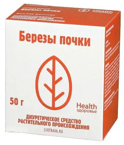 БЕРЕЗОВЫЕ ПОЧКИ сырье 50г N1 (Здоровье Фирма, РФ)