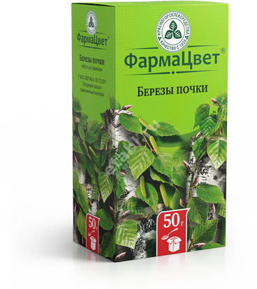 БЕРЕЗОВЫЕ ПОЧКИ сырье 50г N1 (КРАСНОГОРСКЛЕКСРЕДСТВА, РФ)
