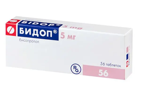 БИДОП табл. 5мг N56 (ГЕДЕОН РИХТЕР, РФ/ВЕНГРИЯ/ИРЛАНДИЯ)