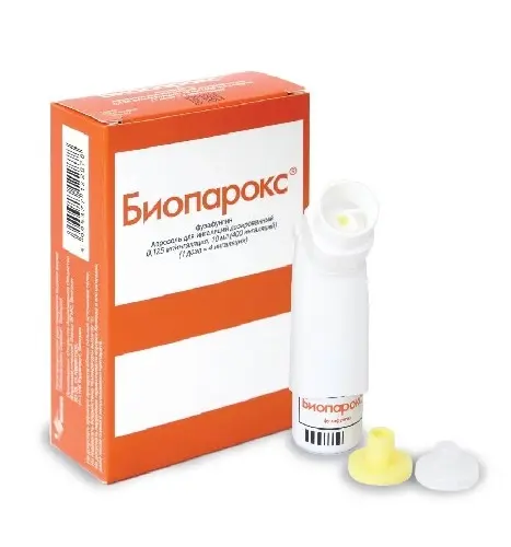 БИОПАРОКС аэроз. д/ингал. доз. 0.125мг/доза - 10мл N1 400 доз (ЭГИС  , ВЕНГРИЯ)