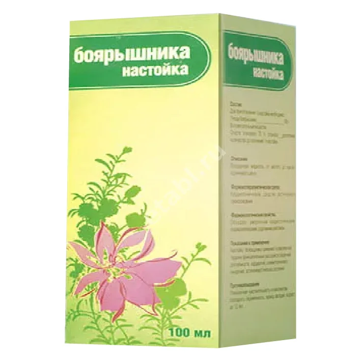 БОЯРЫШНИК настойка (фл.) 100мл N1 (Гиппократ, РФ)