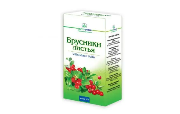 БРУСНИКИ ЛИСТЬЯ сырье 50г N1 (ФИТОФАРМ, РФ)