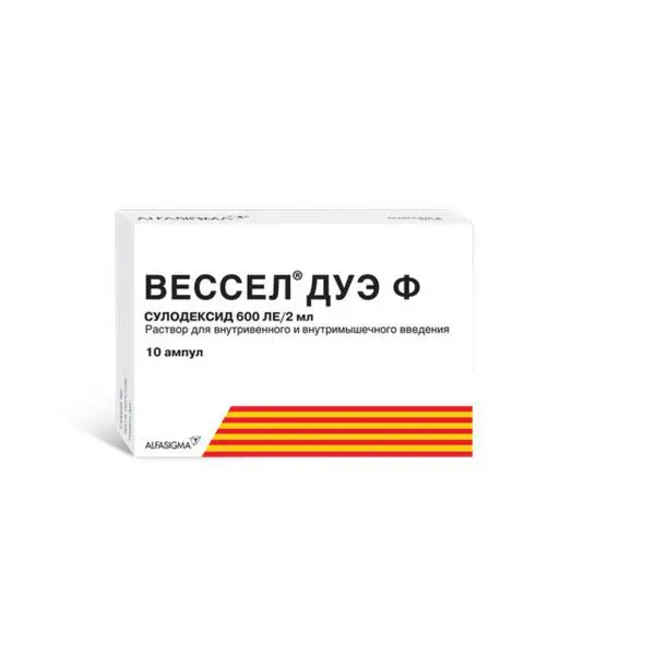ВЕССЕЛ ДУЭ Ф р-р для в/в и в/м введ. (амп.) 600ЛЕ - 2мл N10 (Альфа Вассерман , ИТАЛИЯ)