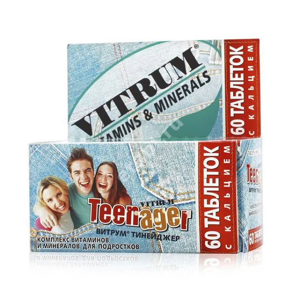 ВИТРУМ ТИНЕЙДЖЕР табл. жев. N60 (ЮНИФАРМ, США)