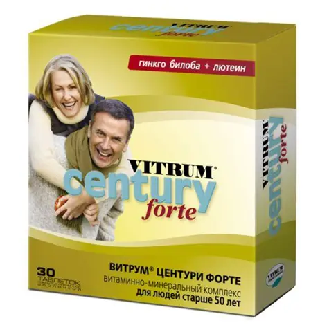 ВИТРУМ ЦЕНТУРИ ФОРТЕ табл. п.п.о. N30 (ЮНИФАРМ, США)