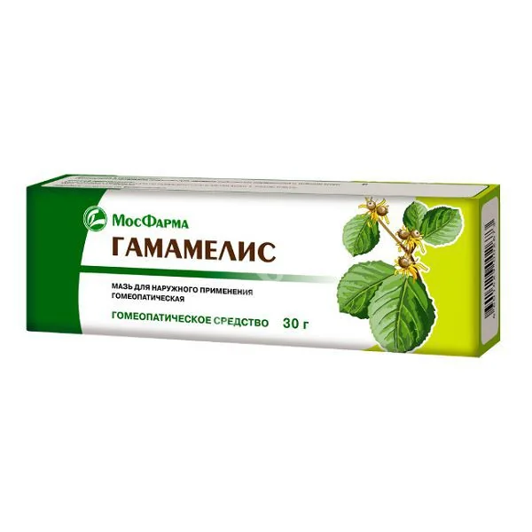 ГАМАМЕЛИС мазь гомеопат. 30г N1 (Московская Ф.Ф., РФ)