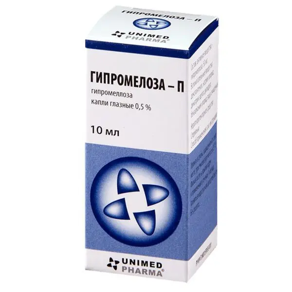 ГИПРОМЕЛОЗА-П капли глазн. (фл.-кап.) 0.5% - 10мл N1 (Унимед Фарма, СЛОВАКИЯ)