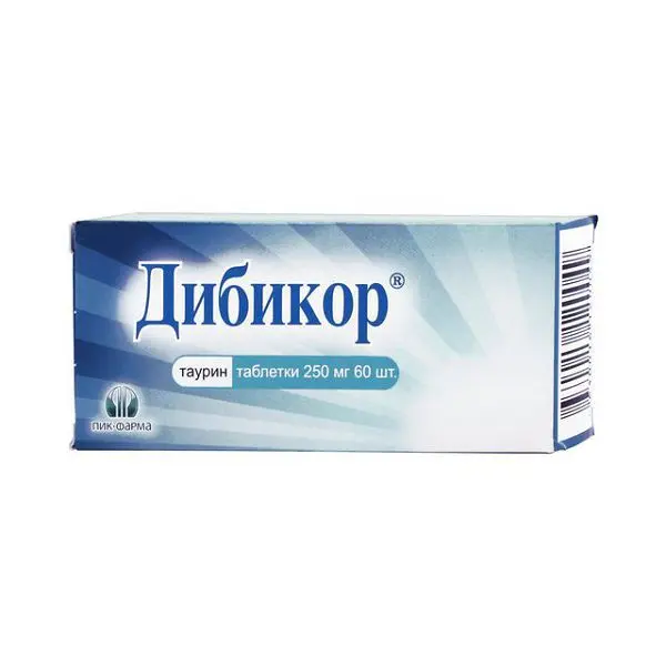 ДИБИКОР табл. 250мг N60 (ПИК ФАРМА, РФ)