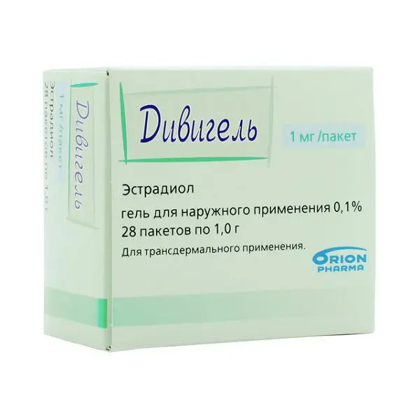ДИВИГЕЛЬ гель трансдерм. (пак.) 0.1% - 1мг N28 (ОРИОН, ФИНЛЯНДИЯ)