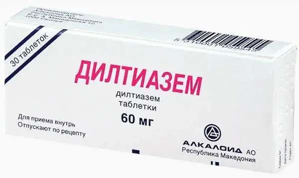 ДИЛТИАЗЕМ табл. 60мг N30 (АЛКАЛОИД, РЕСПУБЛИКА МАКЕДОНИЯ)