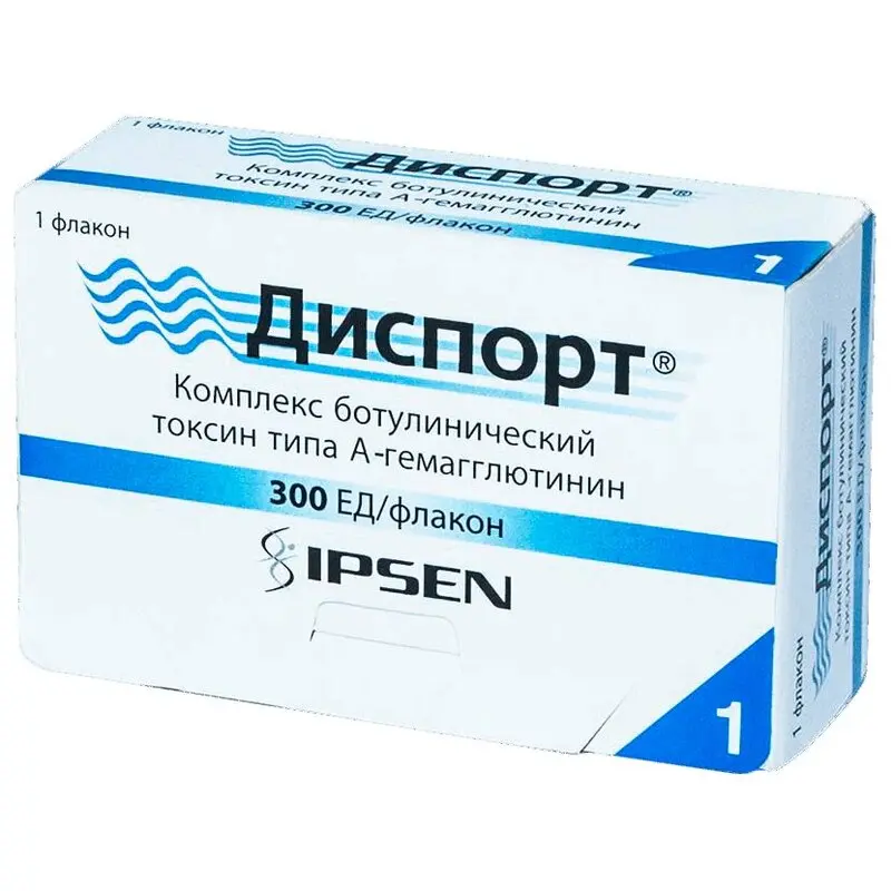 ДИСПОРТ лиоф. д/р-ра д/ин. (фл.) 300ЕД N1 (Ипсен Биофарм, ВЕЛИКОБРИТАНИЯ)