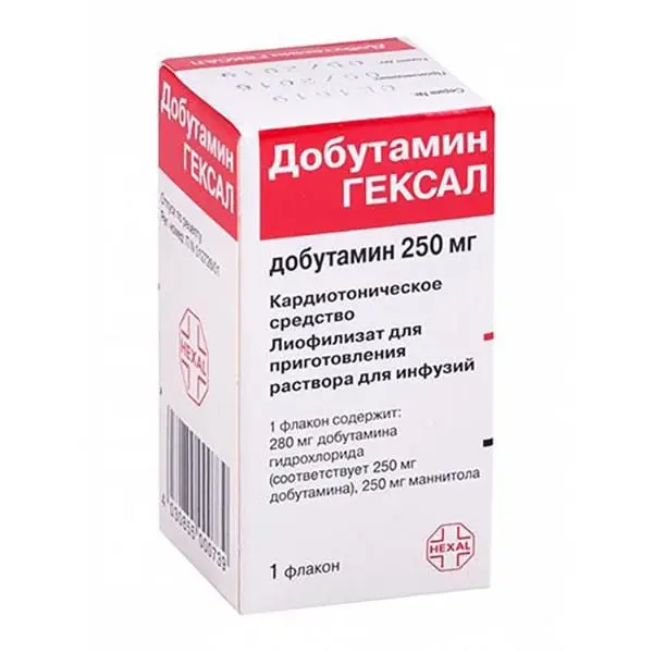 Аналог гексала. Добутамин фл. 250мг №1. Добутамин 125 мг. Добутамин 1,25%. Лиофилизат для приготовления раствора для инфузий.