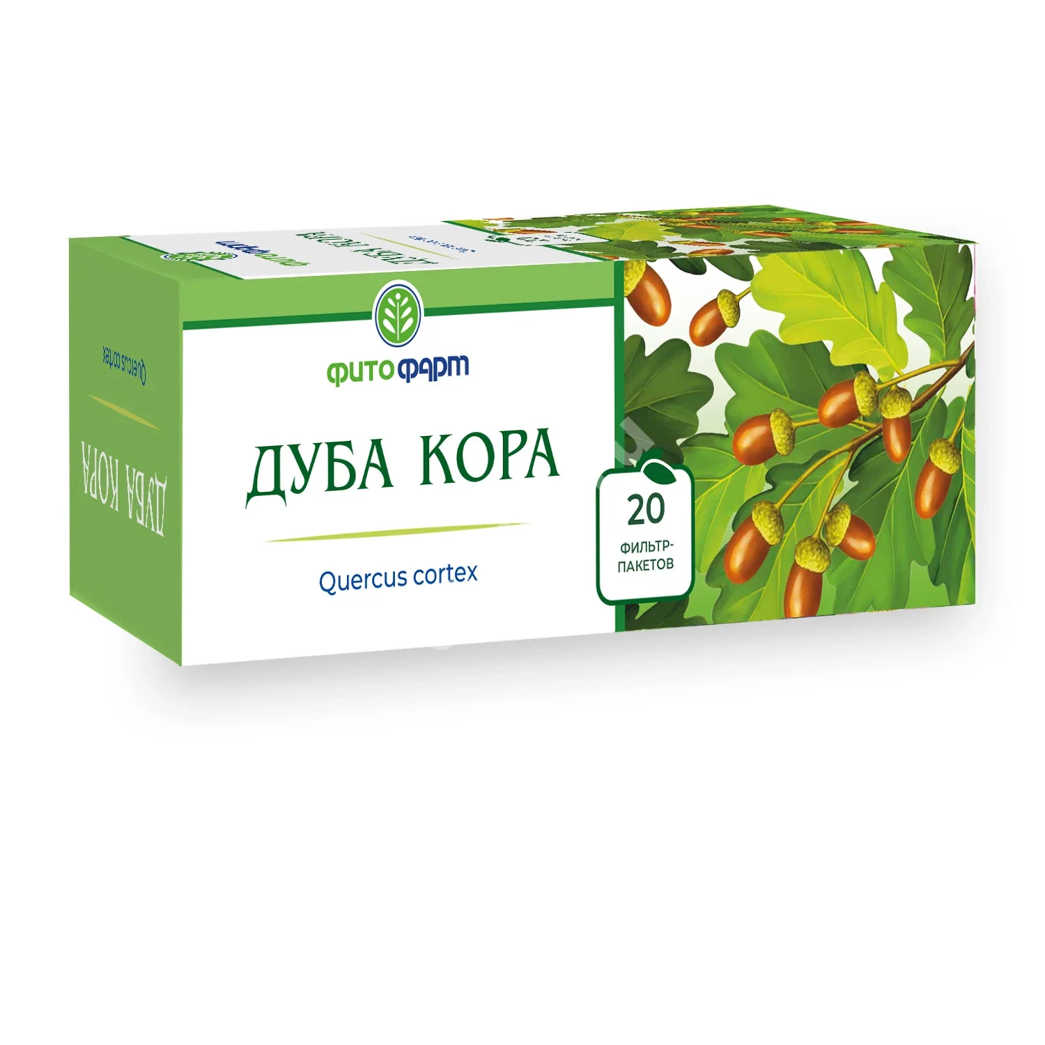 ДУБА КОРА сырье (фильтр-пак.) 1.5г N20 (ФИТОФАРМ, РФ)