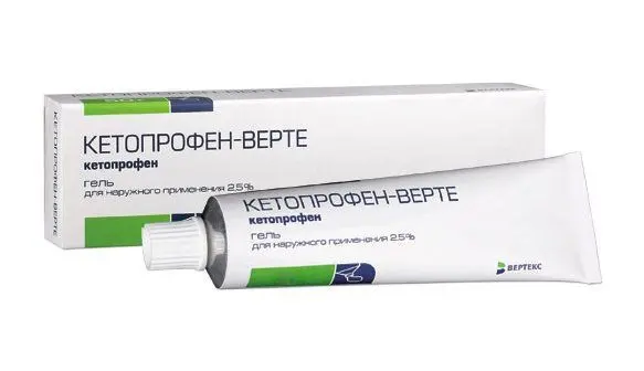 КЕТОПРОФЕН гель (туба) 2.5% - 30г N1 (ВЕРТЕКС, РФ)