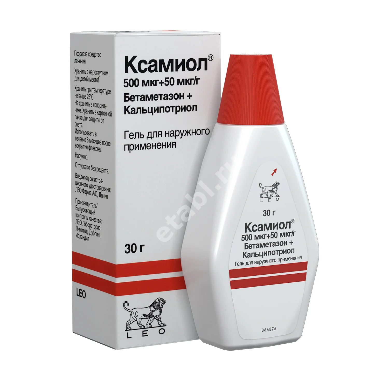 КСАМИОЛ гель (фл.) 30г N1 (ЛЕО-ФАРМ, ДАНИЯ)