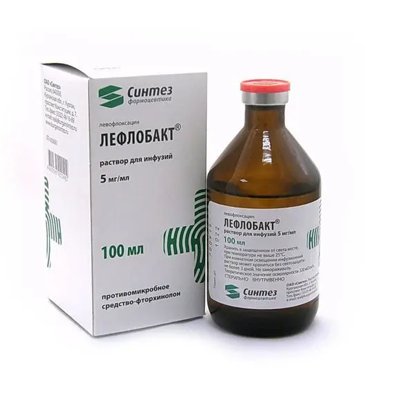 ЛЕФЛОБАКТ р-р д/инф. (фл.) 5мг/мл - 100мл N1 (БИННОФАРМ, РФ)