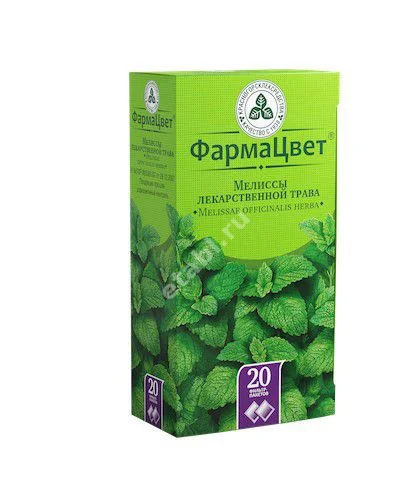 МЕЛИССЫ ЛЕКАРСТВЕННОЙ ТРАВА сырье (фильтр-пак.) 1.5г N20 (КРАСНОГОРСКЛЕКСРЕДСТВА, РФ)