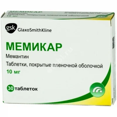МЕМИКАР табл. п.п.о. 10мг N30 (Др. РЕДДИС, ИНДИЯ)