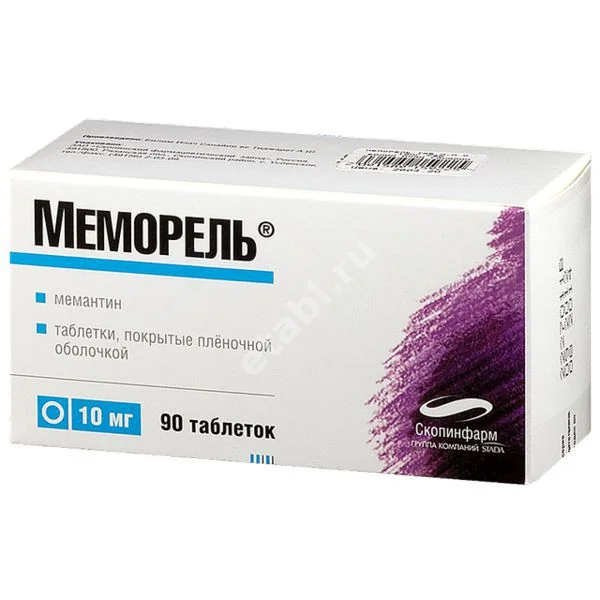 МЕМОРЕЛЬ табл. п.п.о. 10мг N90 (Билим Илач, ТУРЦИЯ)
