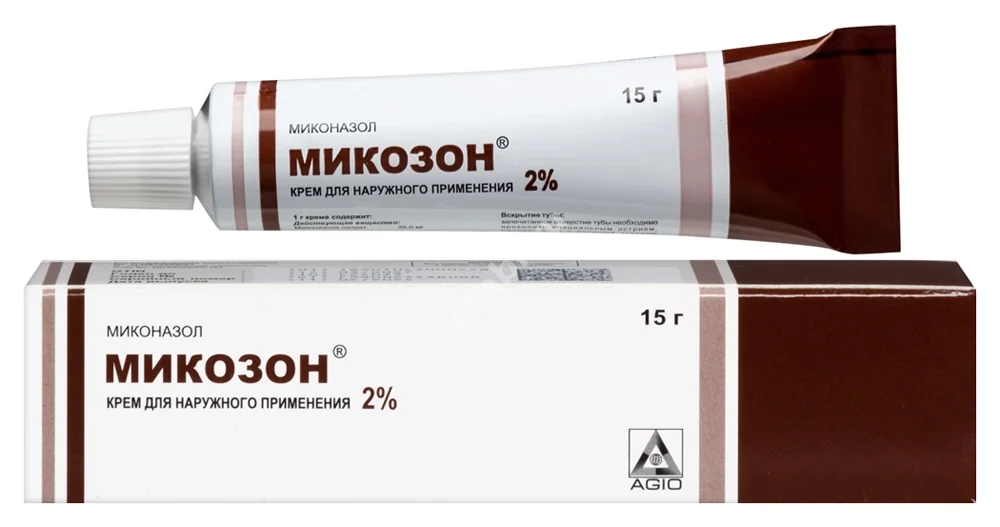 МИКОЗОН крем (туба) 2% - 15г N1 (Аджио Фармацевтикалз, ИНДИЯ)