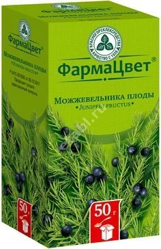 МОЖЖЕВЕЛЬНИКА ПЛОДЫ сырье 50г N1 (КРАСНОГОРСКЛЕКСРЕДСТВА, РФ)