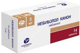 НЕБИВОЛОЛ табл. 5мг N14 (КАНОНФАРМА, РФ)