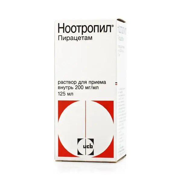 НООТРОПИЛ р-р д/внутр. прим. (фл.) 20% - 125мл N1 (ЮСБ  ФАРМА, ФРАНЦИЯ)