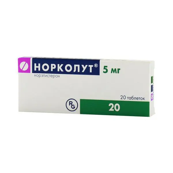 НОРКОЛУТ табл. 5мг N20 (ГЕДЕОН РИХТЕР, ВЕНГРИЯ)