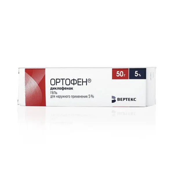 ОРТОФЕН гель 5% - 50г N1 (ВЕРТЕКС, РФ)