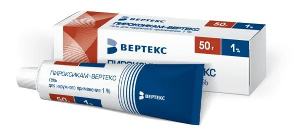 ПИРОКСИКАМ гель (туба) 1% - 50г N1 (ВЕРТЕКС, РФ)