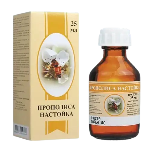 ПРОПОЛИС настойка (фл.) 25мл N1 (Бэгриф, РФ)