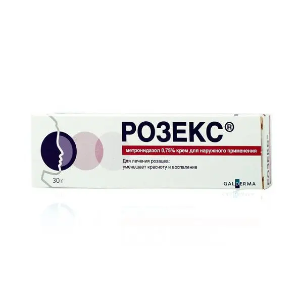 РОЗЕКС крем (туба) 0.75% - 30г N1 (ГАЛДЕРМА, ФРАНЦИЯ)