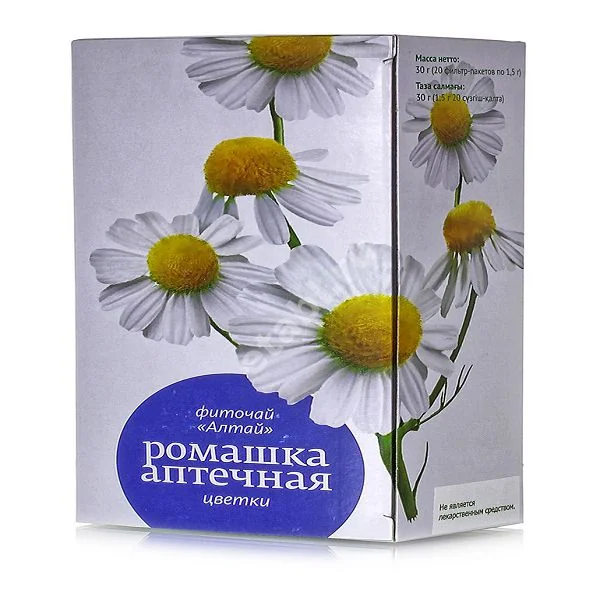 РОМАШКА ЦВЕТКИ (фильтр-пак.) 1.5г N20 (Алтай-фарм, РФ)