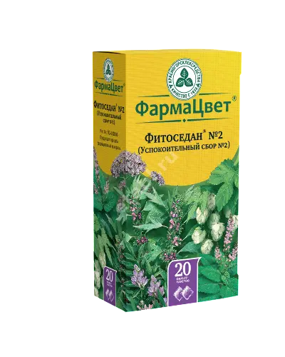 ФИТОСЕДАН N3 успокоительный сбор (фильтр-пак.) 2г N20 (КРАСНОГОРСКЛЕКСРЕДСТВА, РФ)