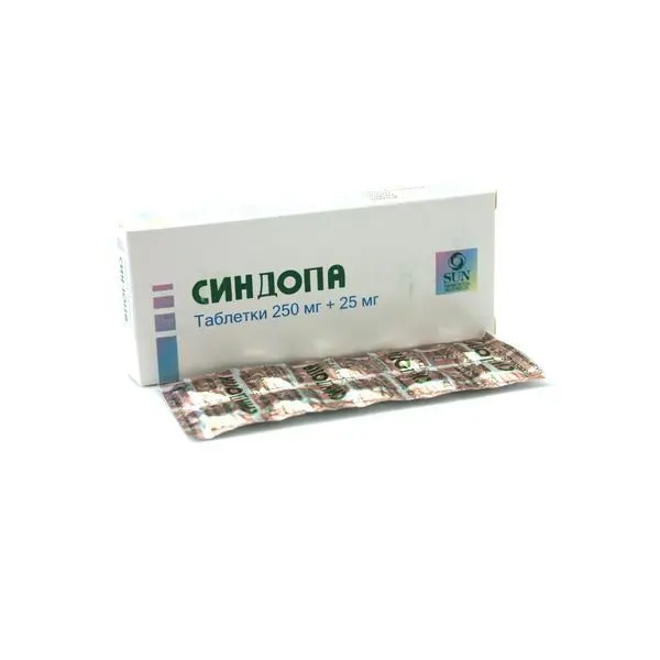 СИНДОПА табл. N50 (САНФАРМА, ИНДИЯ)