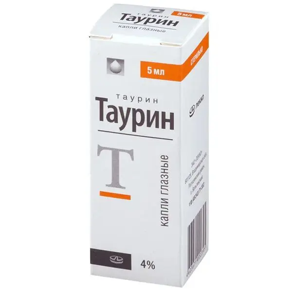 ТАУРИН капли глазн. 4% - 5мл N1 (Лекко ФФ, РФ)