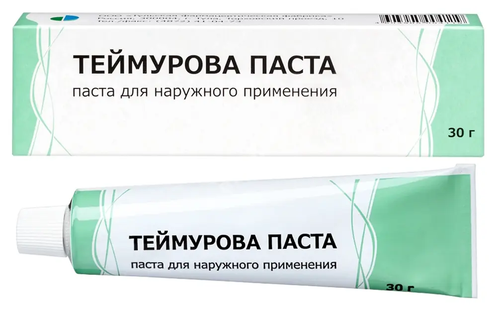 ТЕЙМУРОВА паста (туба) 30г N1 (Тульская Ф.Ф., РФ)