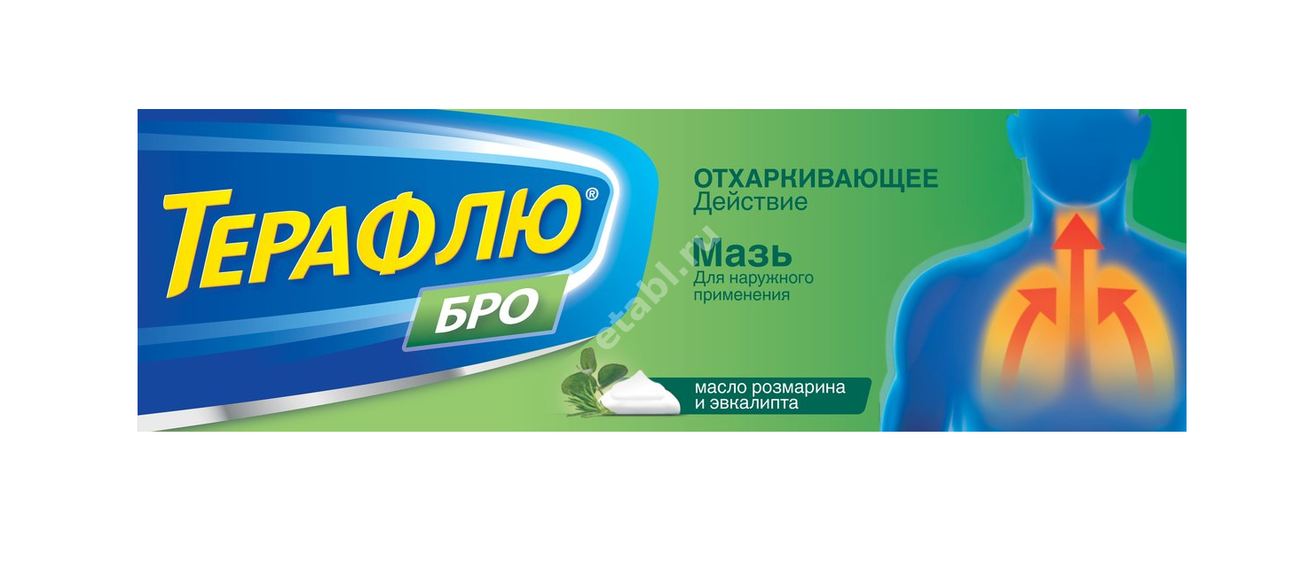 ТЕРАФЛЮ БРО мазь (туба) 40г N1 (ГЛАКСО СМИТ КЛЯЙН, ШВЕЙЦАРИЯ)