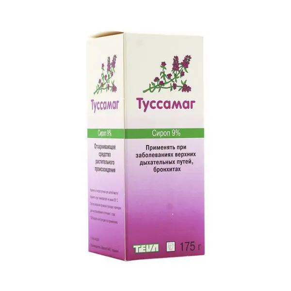 ТУССАМАГ сироп б/сах. 175г N1 (ТЕВА, ЧЕХИЯ/ГЕРМАНИЯ)