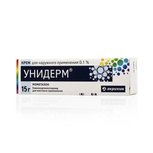 УНИДЕРМ крем (туба) 0.1% - 15г N1 (АКРИХИН, РФ/ПОЛЬША)