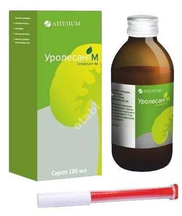 УРОЛЕСАН М сироп (фл.) 180мл N1 (Галичфарм, УКРАИНА)