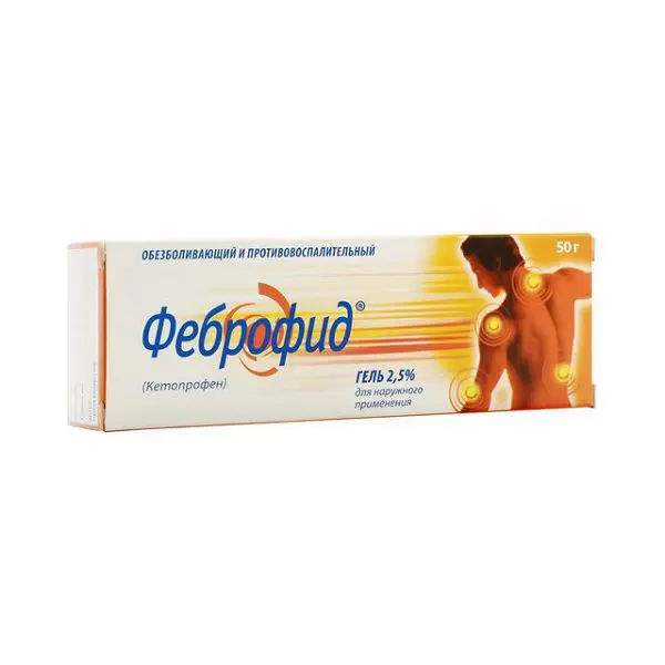 ФЕБРОФИД гель (туба) 2.5% - 50г N1 (МЕДАНА ФАРМА, ПОЛЬША)