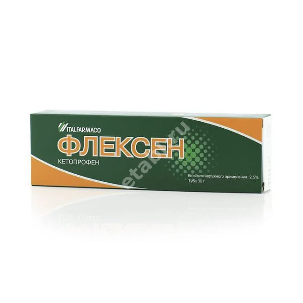 ФЛЕКСЕН гель (туба) 2.5% - 30г N1 (Италфармако, ИТАЛИЯ)